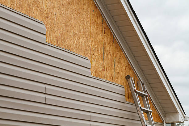Professional Wood Siding technician working in Sycamore, IL